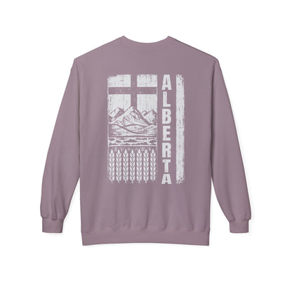 Rugged Alberta (On the Back) Crewneck Sweatshirt