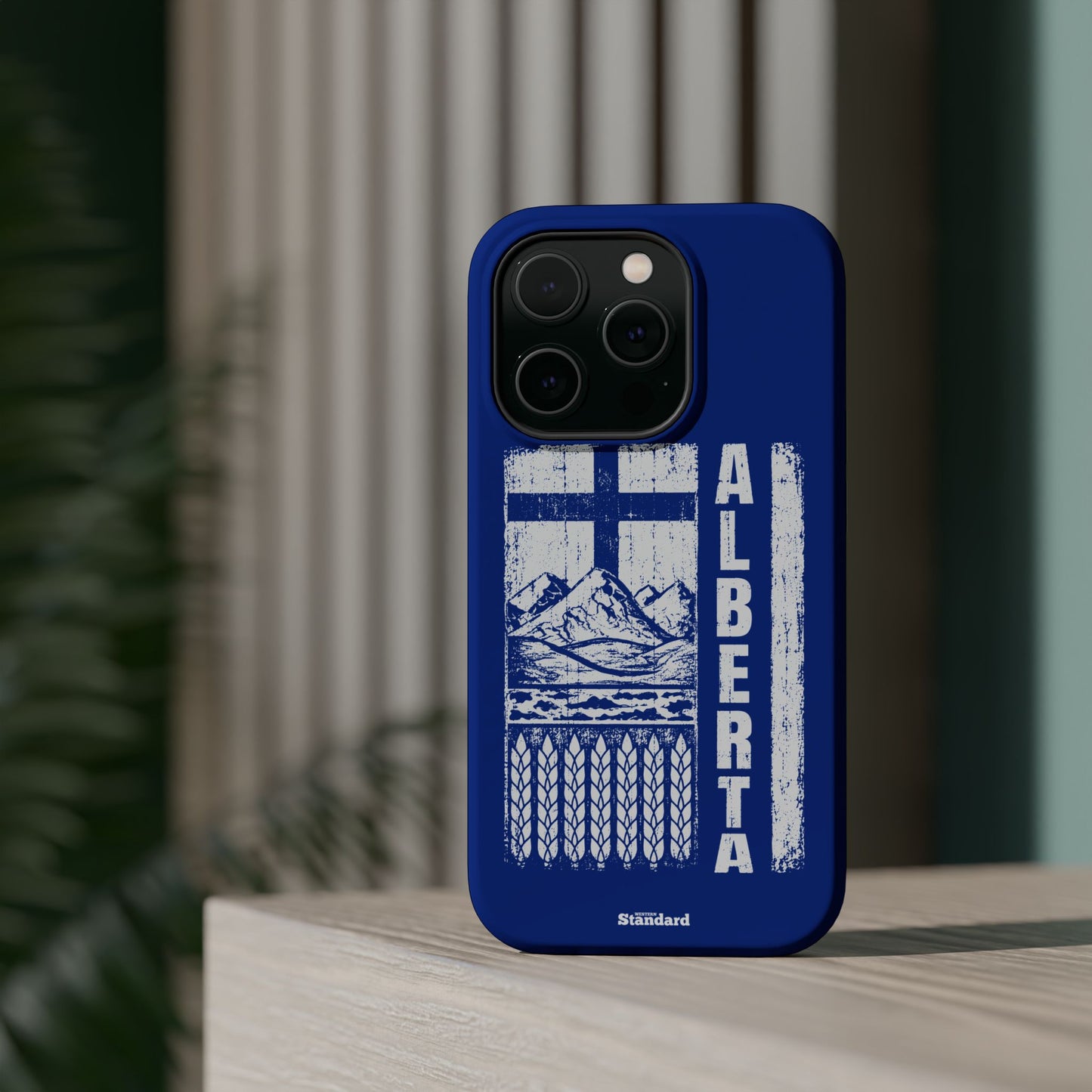 Rugged Alberta Blue MagSafe Phone Case