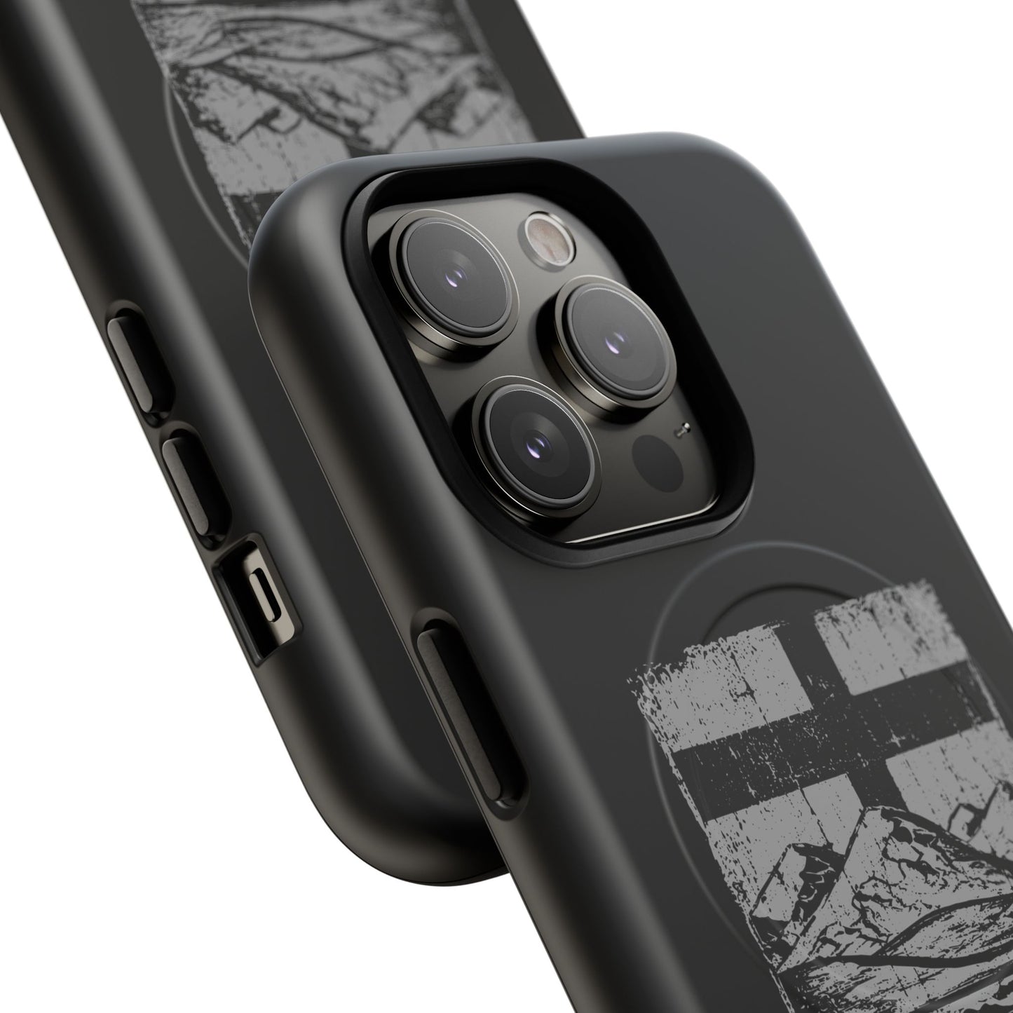 Rugged Alberta Shield Black MagSafe Premium Case