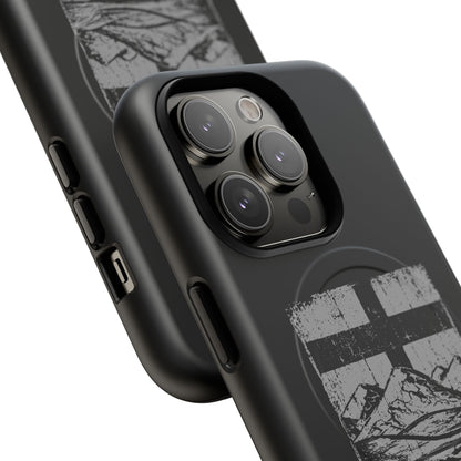 Rugged Alberta Shield Black MagSafe Premium Case