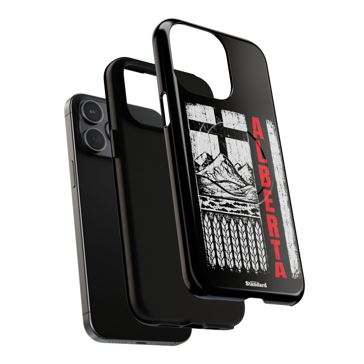 Rugged Alberta Black MagSafe Premium Case