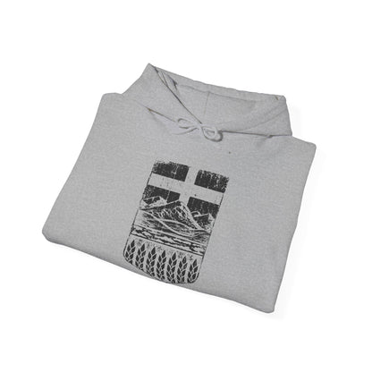 Rugged Shield of Alberta Unisex Hoodie
