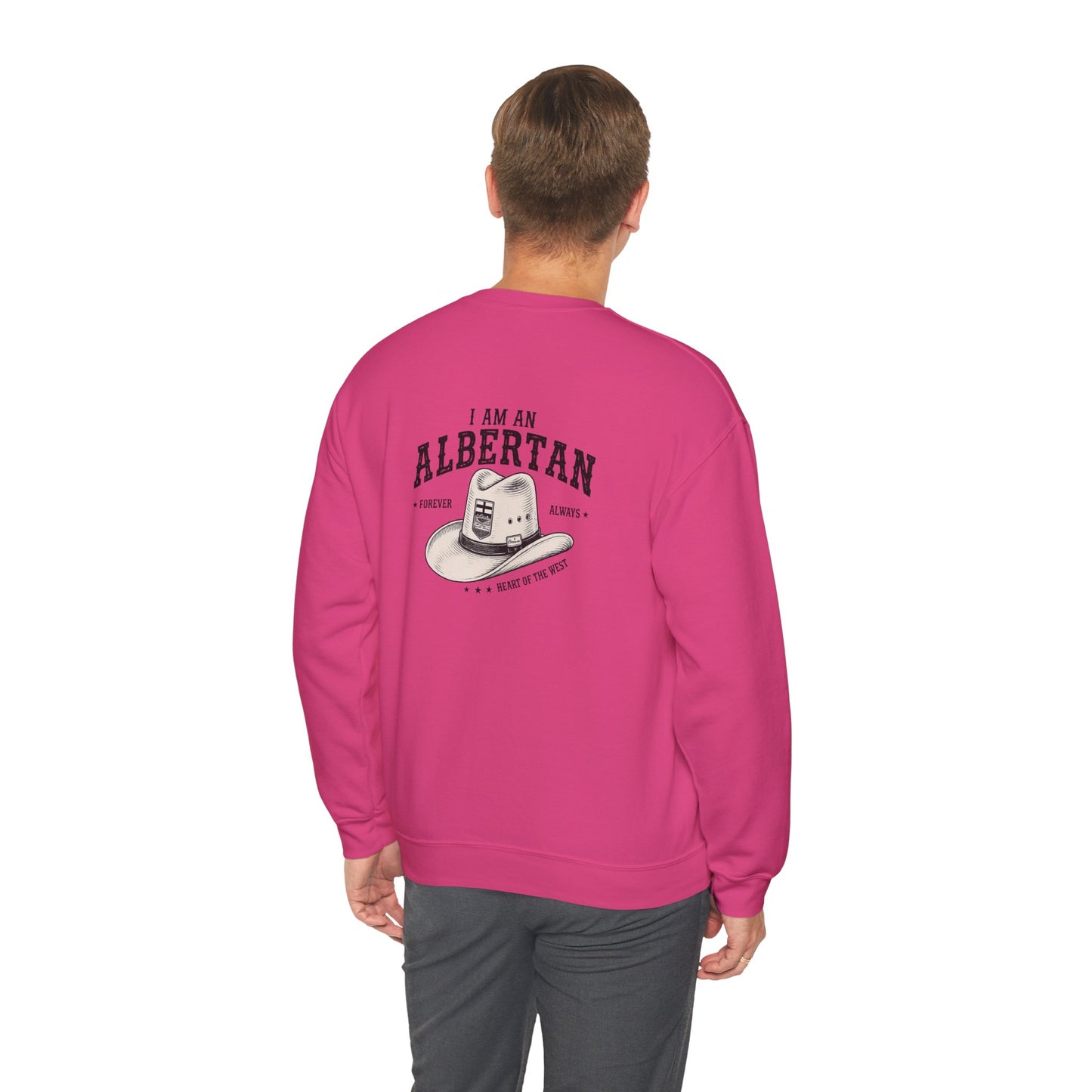 I Am Albertan (On the Back) Unisex Sweatshirt