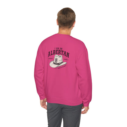 I Am Albertan (On the Back) Unisex Sweatshirt