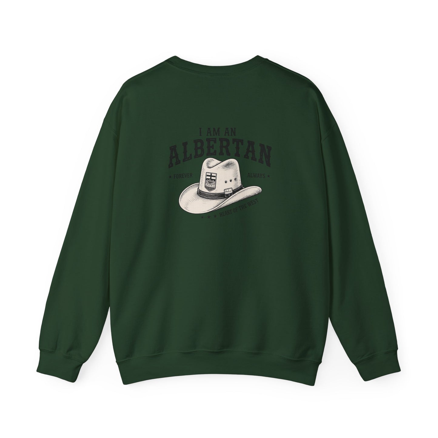 I Am Albertan (On the Back) Unisex Sweatshirt