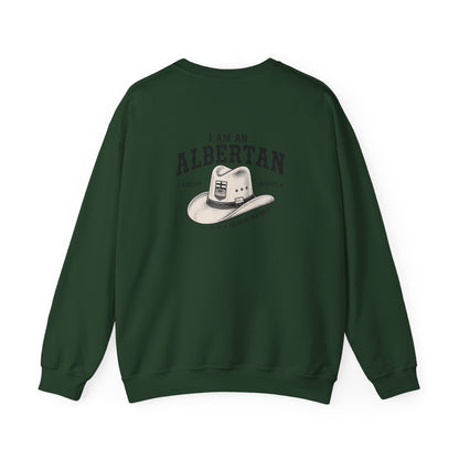 I Am Albertan (On the Back) Unisex Sweatshirt