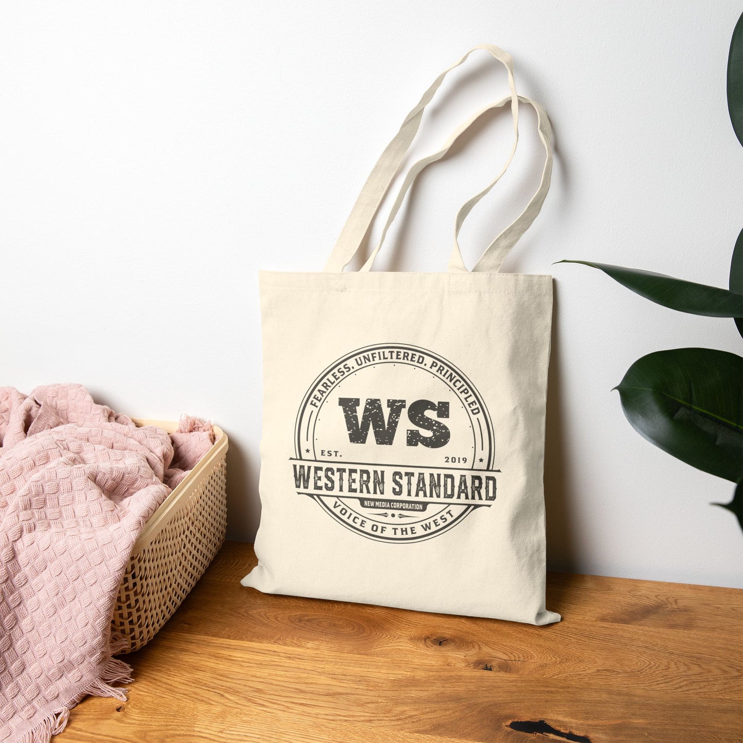 Vintage Western Standard Tote Bag