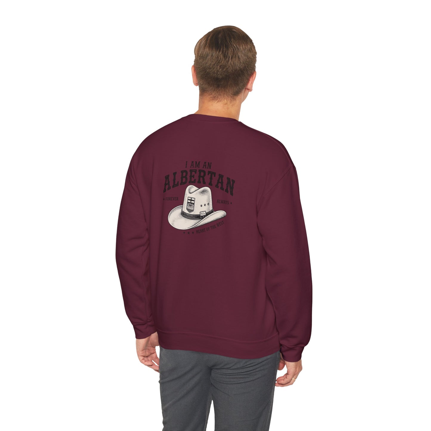 I Am Albertan (On the Back) Unisex Sweatshirt