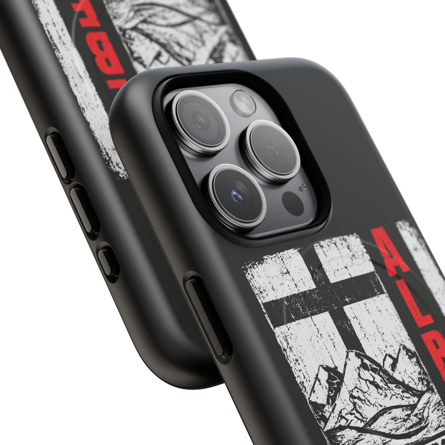 Rugged Alberta Black MagSafe Premium Case