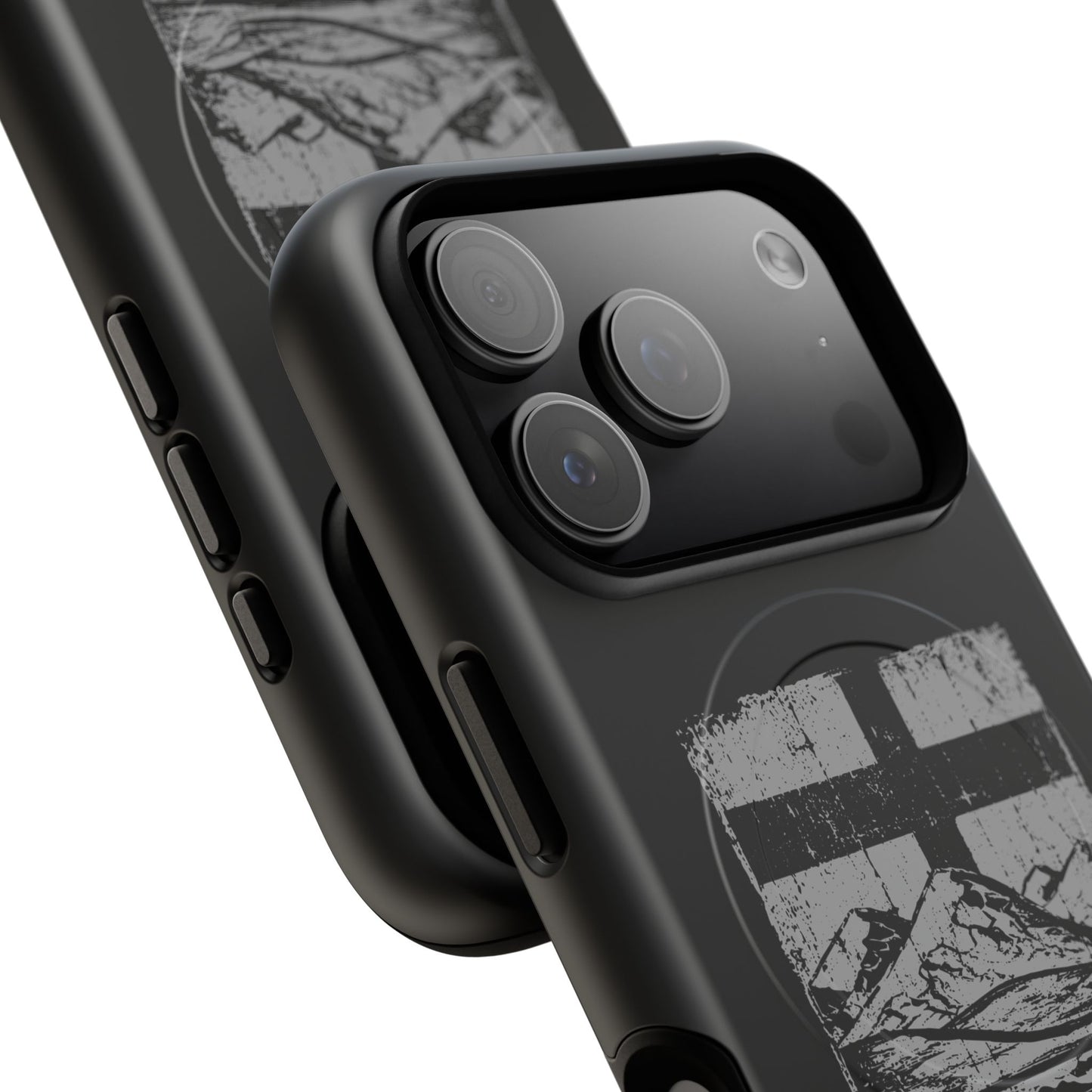 Rugged Alberta Shield Black MagSafe Premium Case