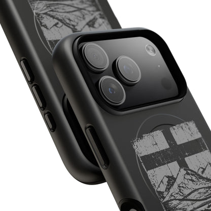 Rugged Alberta Shield Black MagSafe Premium Case