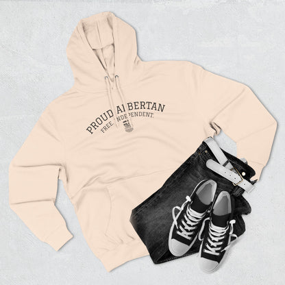 Proud Albertan Simple Unisex Varsity Hoodie