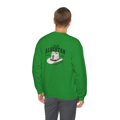 I Am Albertan (On the Back) Unisex Sweatshirt