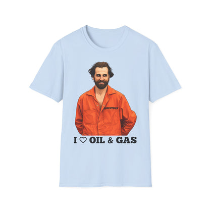 Guilbeault 'I Love Oil and Gas' Unisex T-Shirt