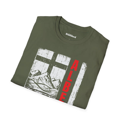 Rugged Alberta Red Unisex T-Shirt
