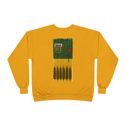 Rugged Saskatchewan (On the Back) Unisex Crewneck Sweatshirt