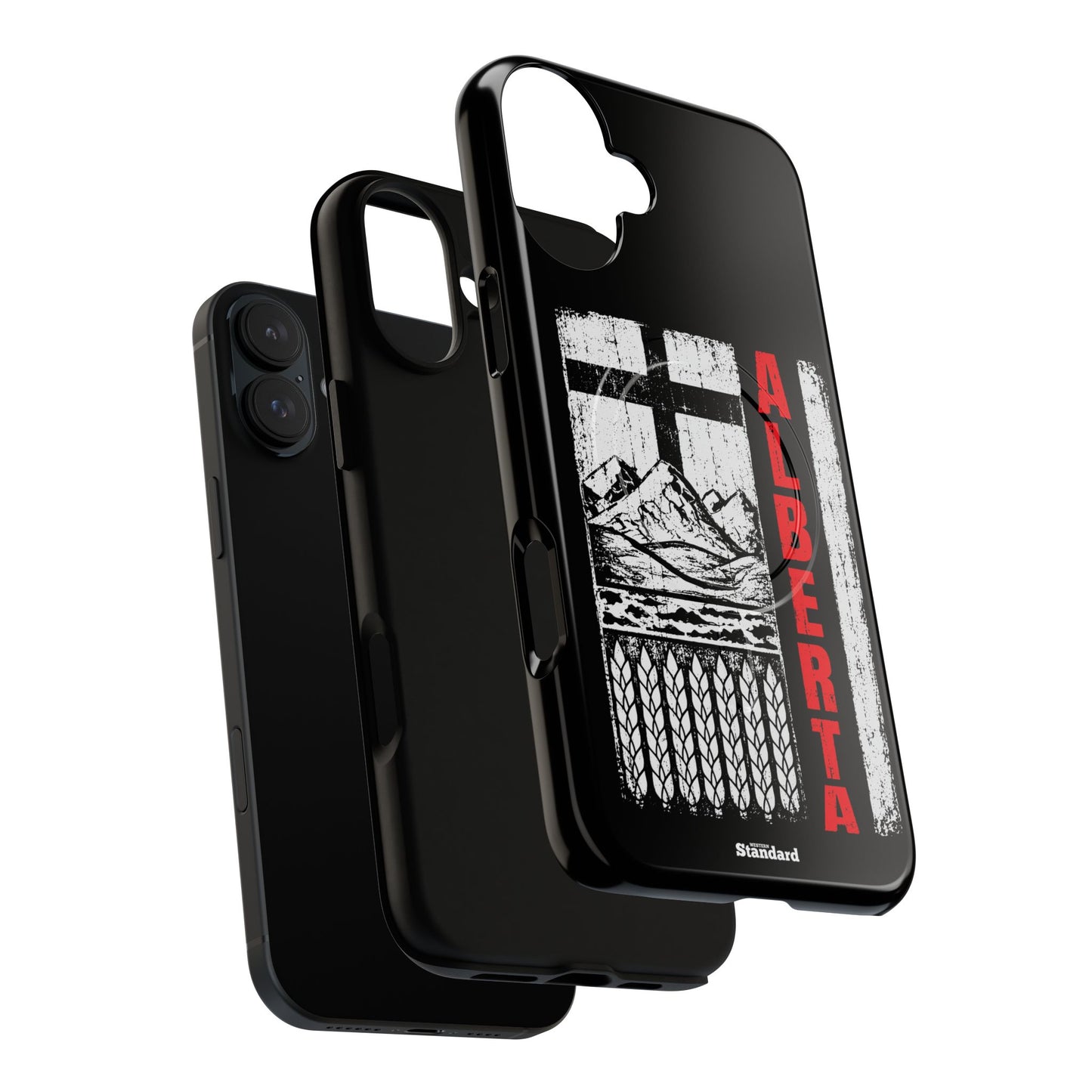 Rugged Alberta Black MagSafe Premium Case