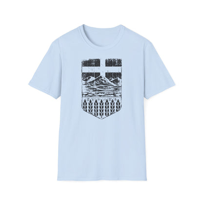Rugged Alberta Shield Unisex T-Shirt