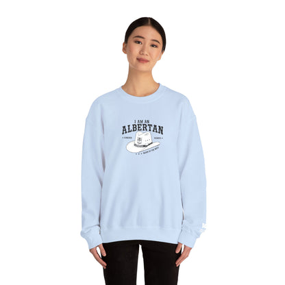 I Am Albertan Unisex Premium Crewneck Sweatshirt (Embroidered)