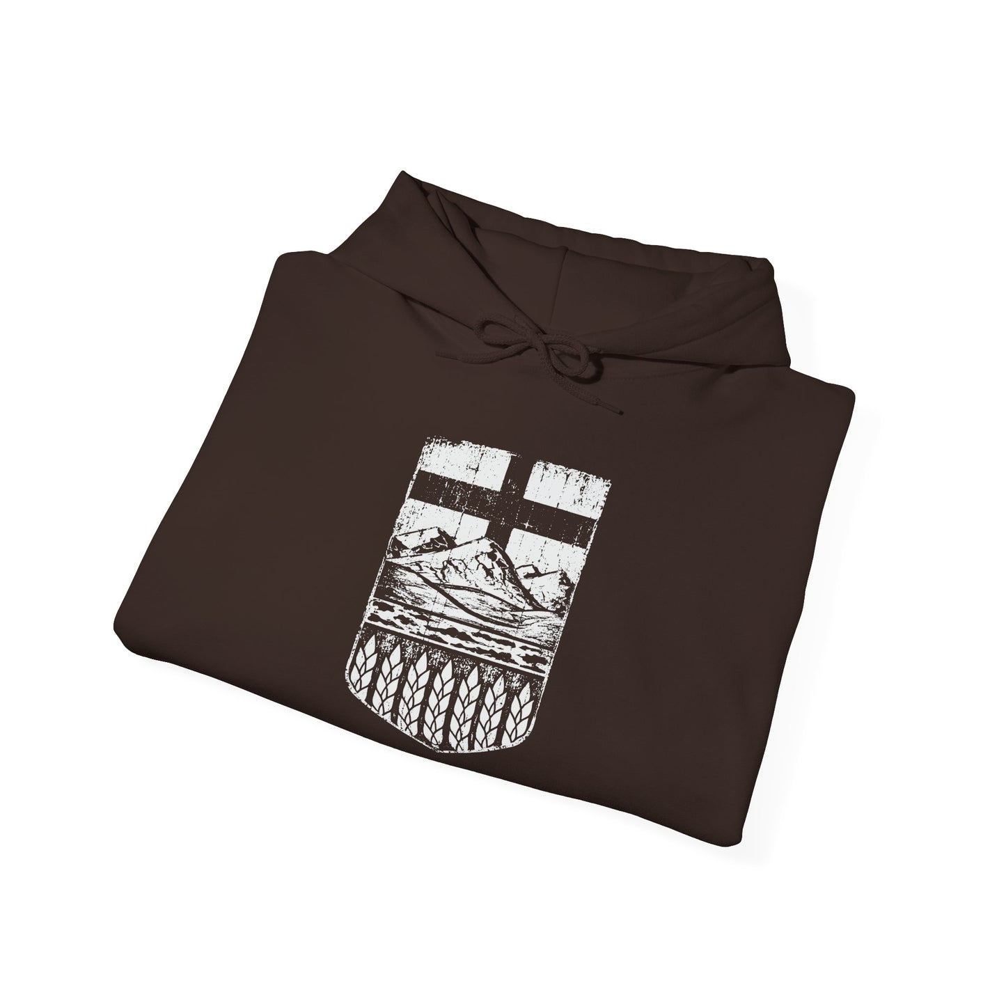 Rugged Shield of Alberta Unisex Hoodie