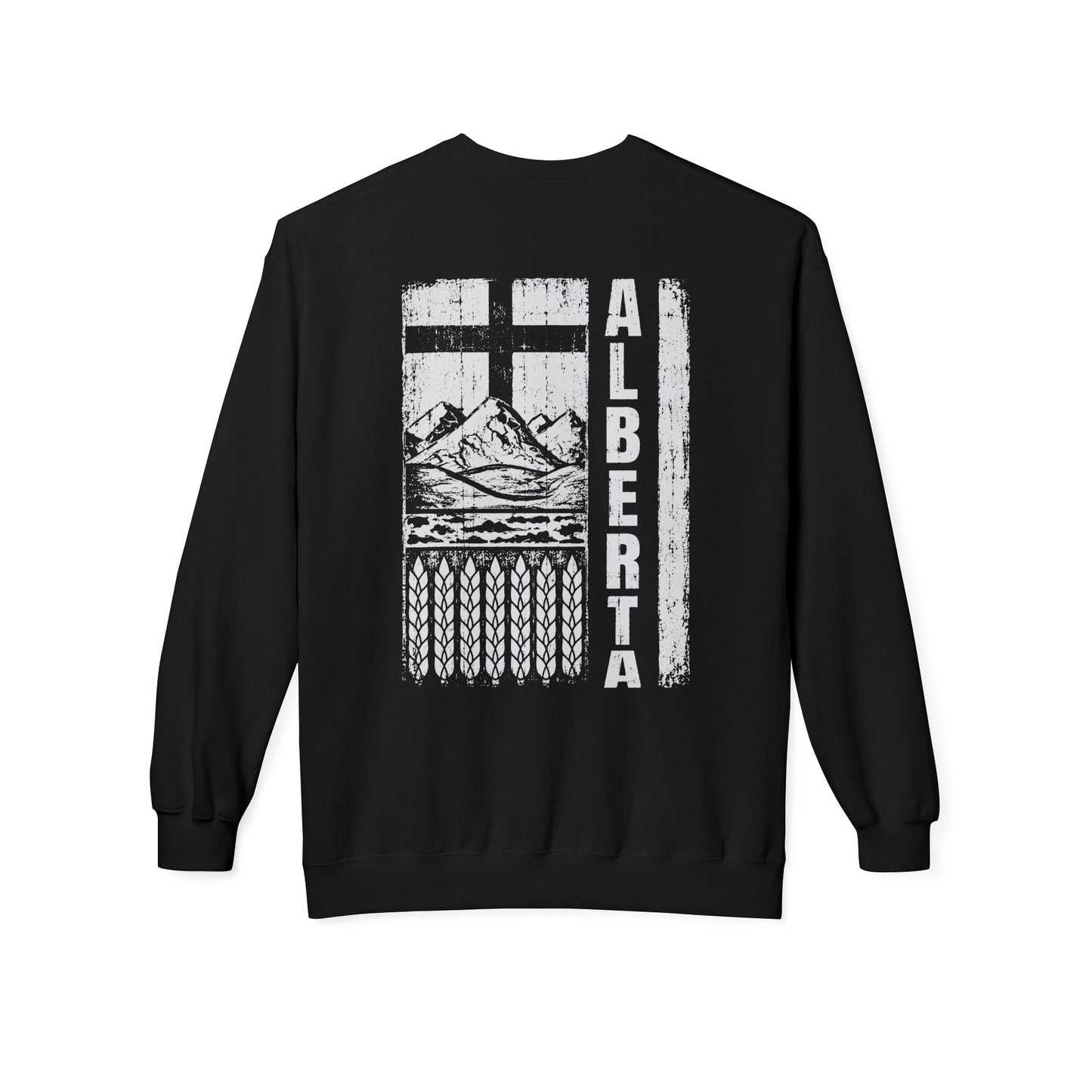 Rugged Alberta (On the Back) Crewneck Sweatshirt