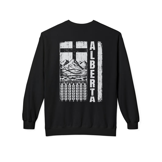 Rugged Alberta (On the Back) Crewneck Sweatshirt