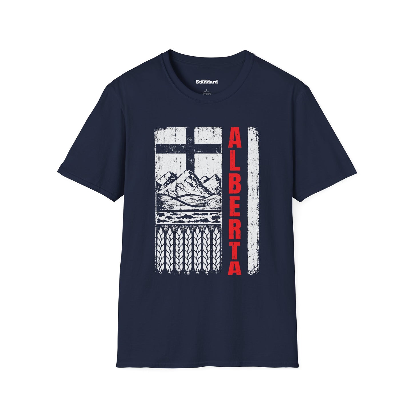 Rugged Alberta Red Unisex T-Shirt