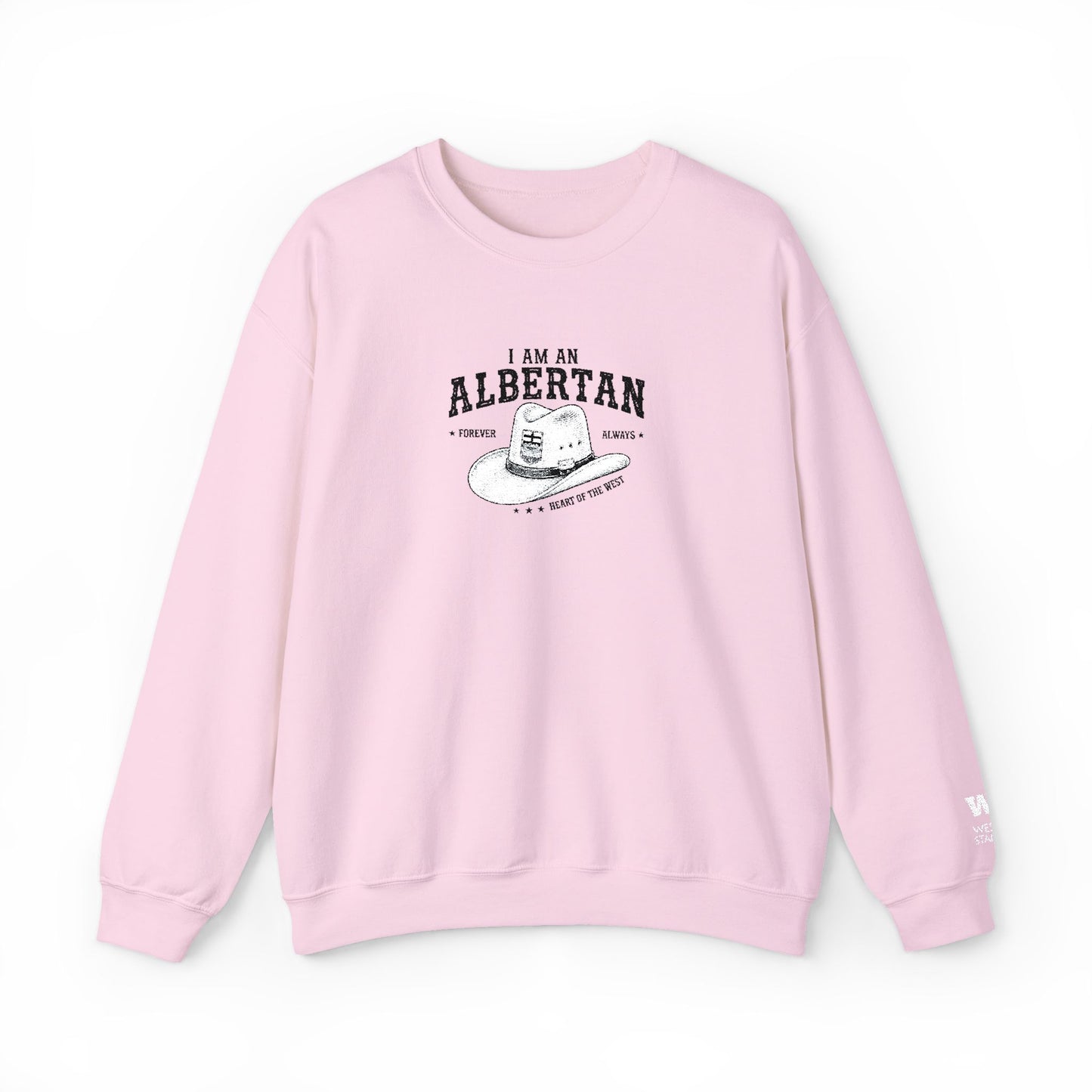 I Am Albertan Unisex Premium Crewneck Sweatshirt (Embroidered)