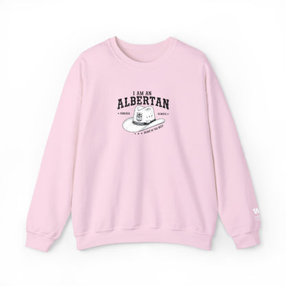 I Am Albertan Unisex Premium Crewneck Sweatshirt (Embroidered)
