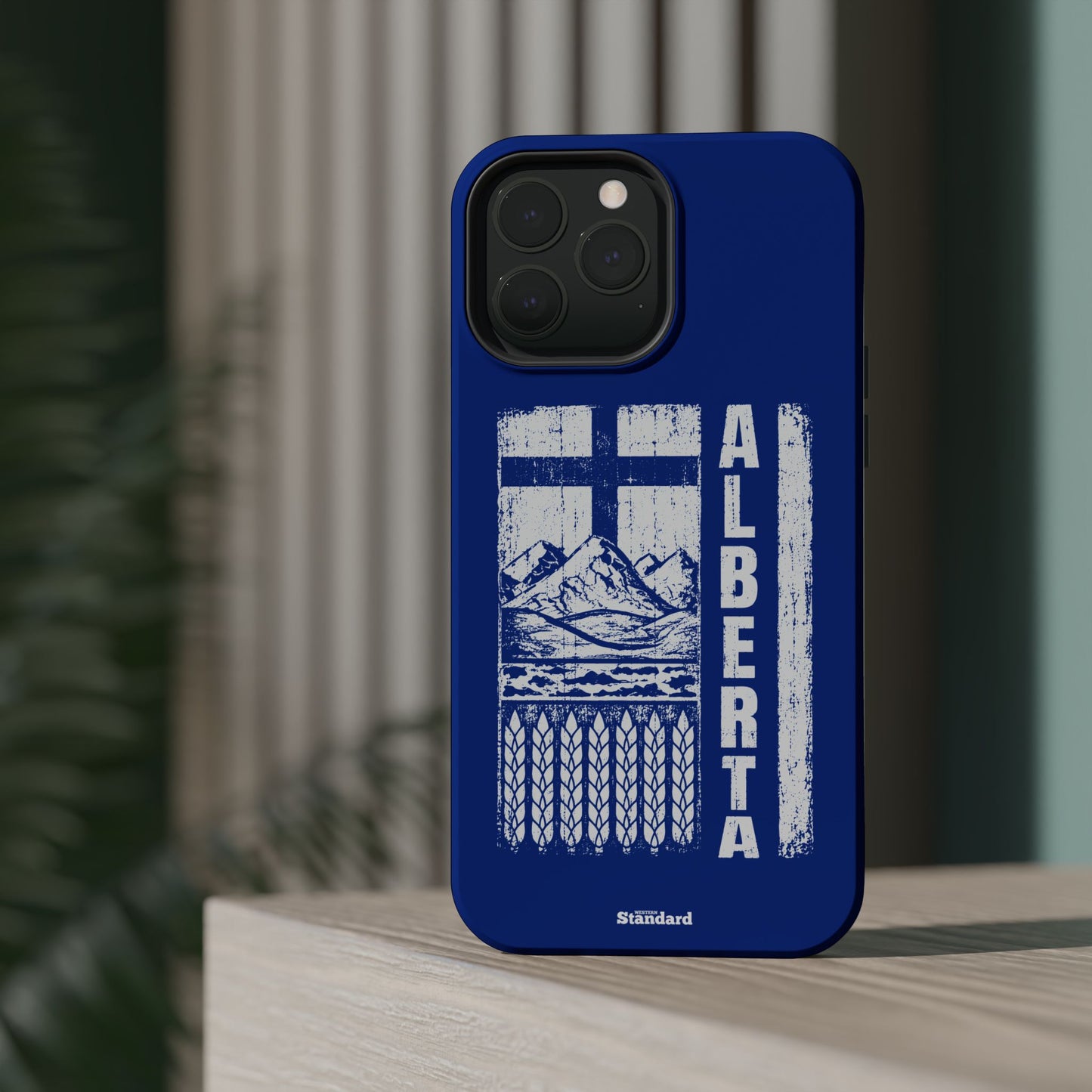 Rugged Alberta Blue MagSafe Phone Case