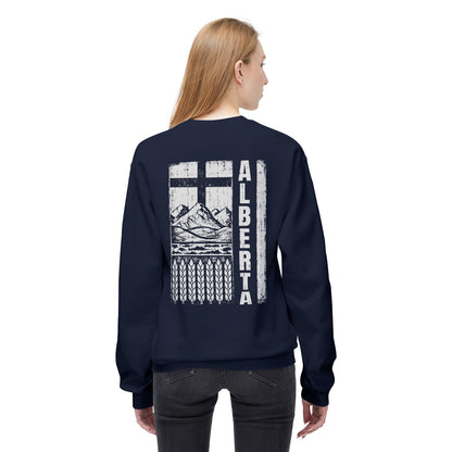 Rugged Alberta (On the Back) Crewneck Sweatshirt