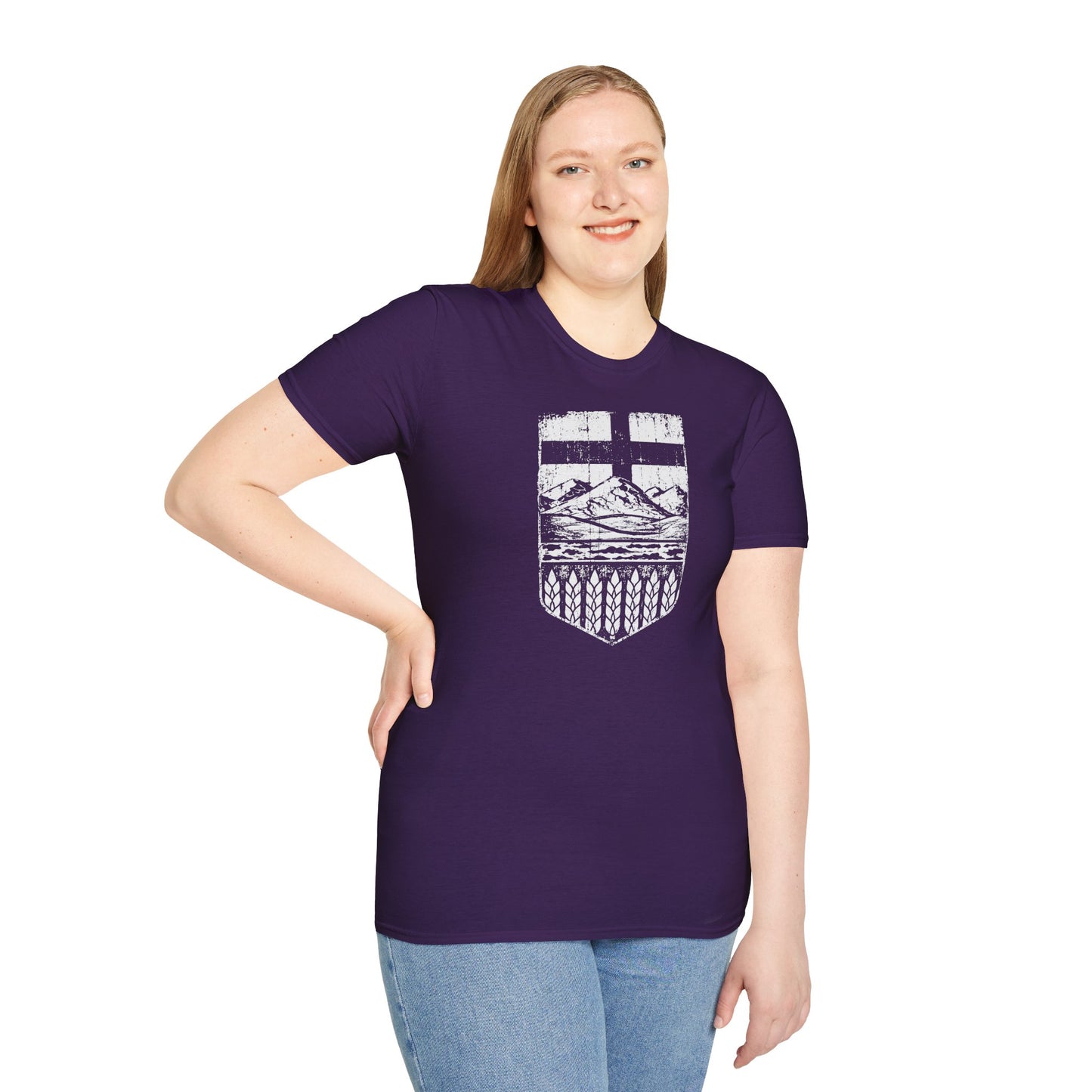 Rugged Alberta Shield Unisex T-Shirt