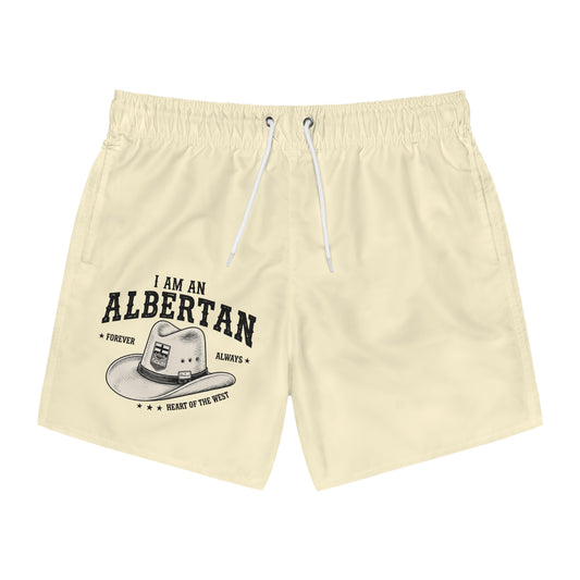 I am Albertan Swim Trunks