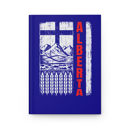 Rugged Alberta Hardcover Journal (Royal Blue)