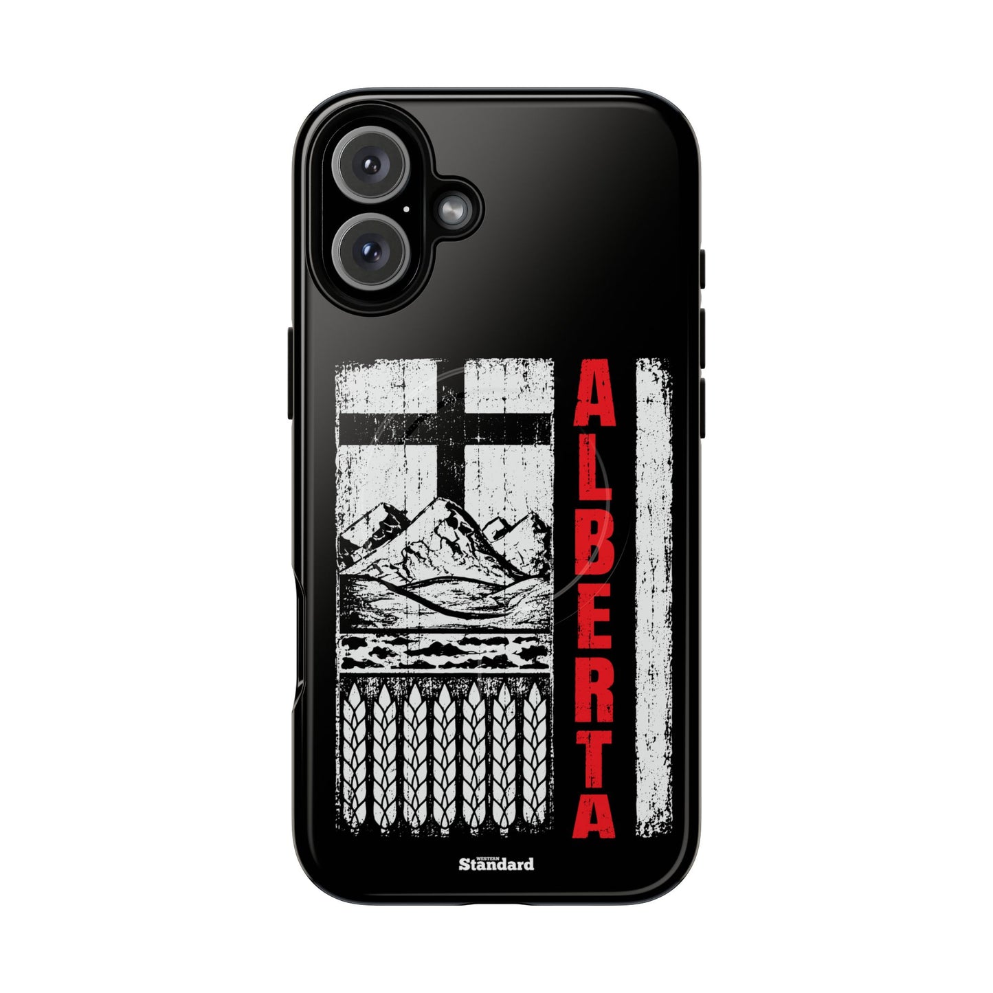 Rugged Alberta Black MagSafe Premium Case
