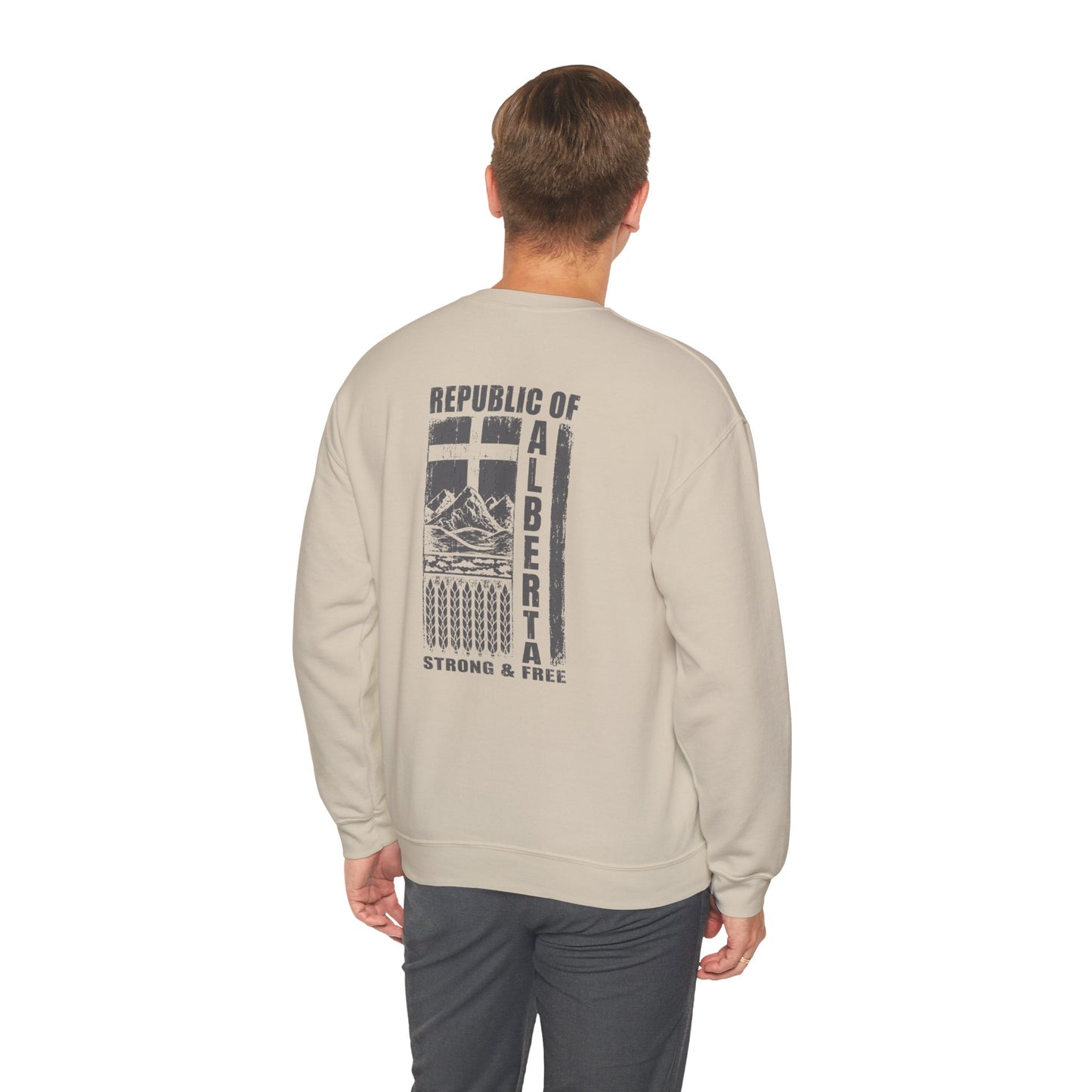 Republic of Alberta (On the Back) Premium Crewneck Sweatshirt