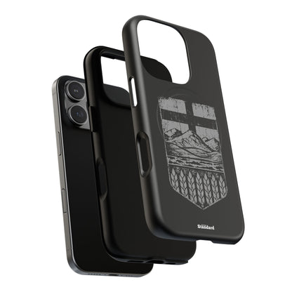 Rugged Alberta Shield Black MagSafe Premium Case