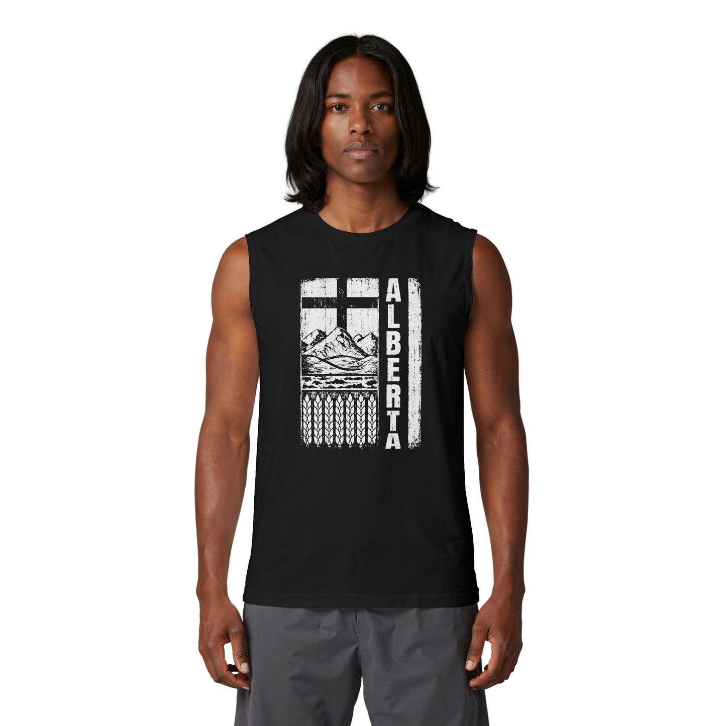 Rugged Alberta Muscle Tank Top