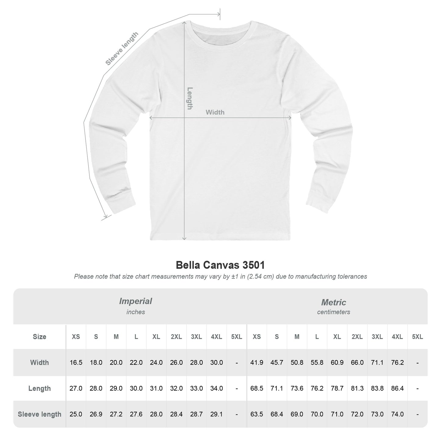 Rugged Alberta Shield (On the Back) Long Sleeve T-Shirt