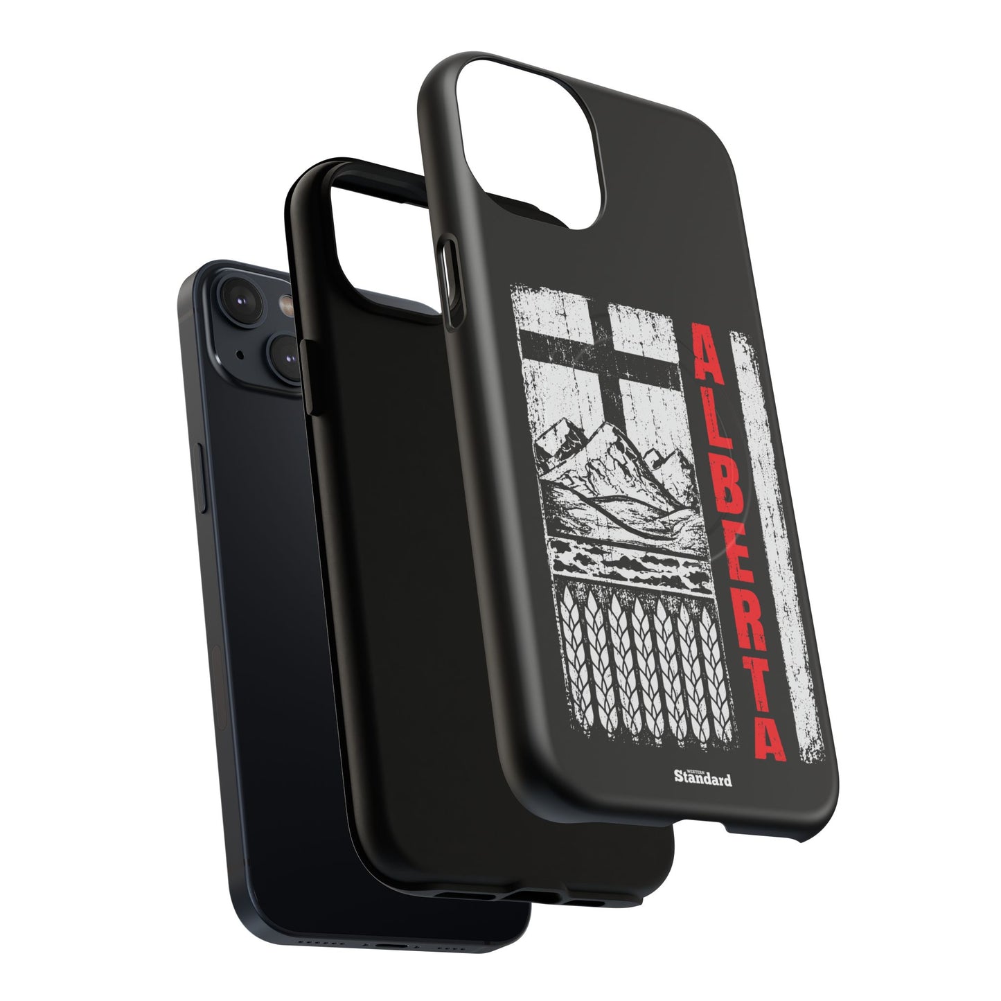 Rugged Alberta Black MagSafe Premium Case