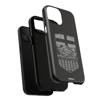 Rugged Alberta Shield Black MagSafe Premium Case