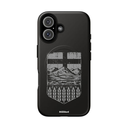 Rugged Alberta Shield Black MagSafe Premium Case