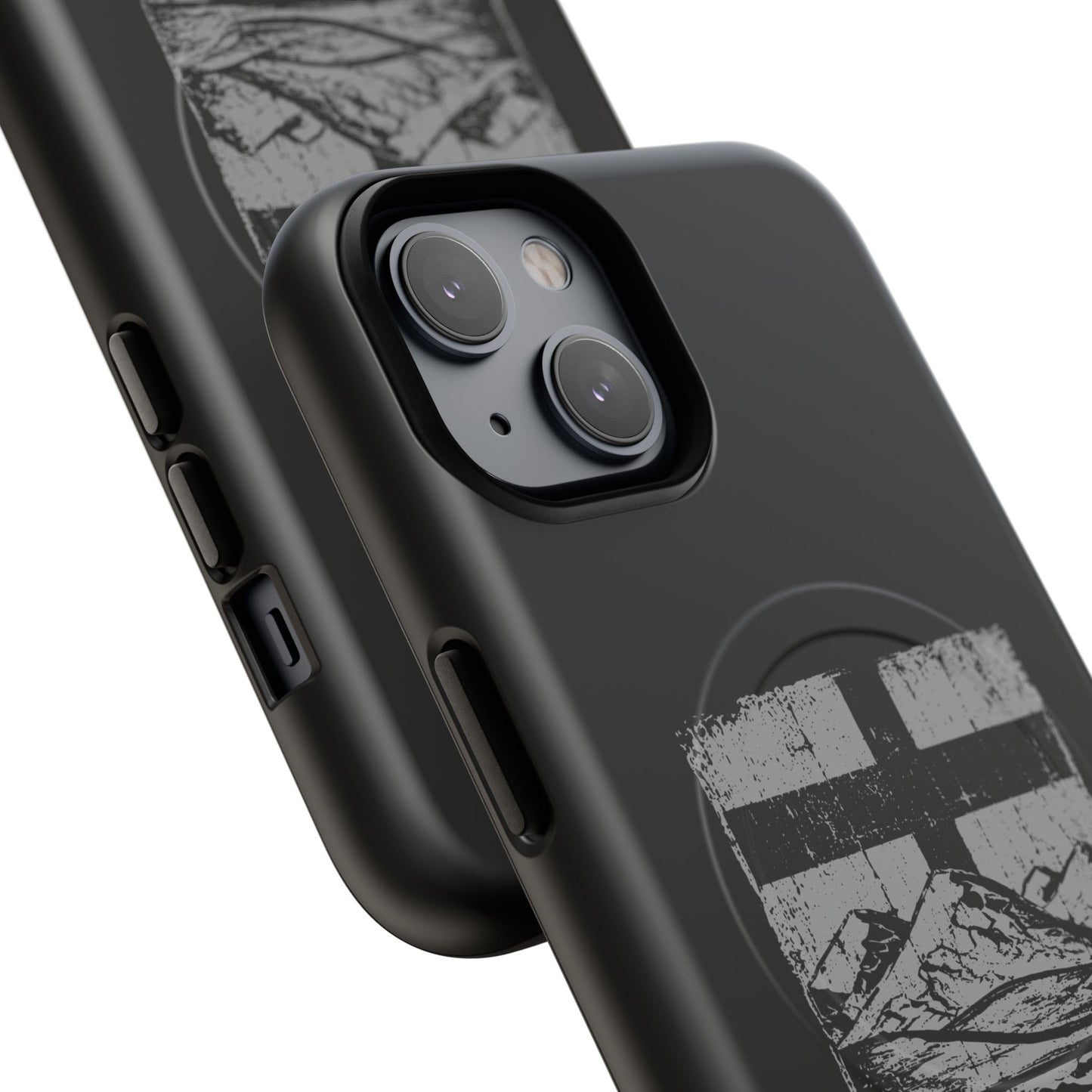 Rugged Alberta Shield Black MagSafe Premium Case