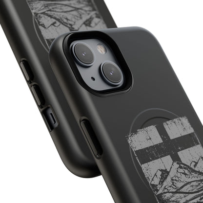 Rugged Alberta Shield Black MagSafe Premium Case