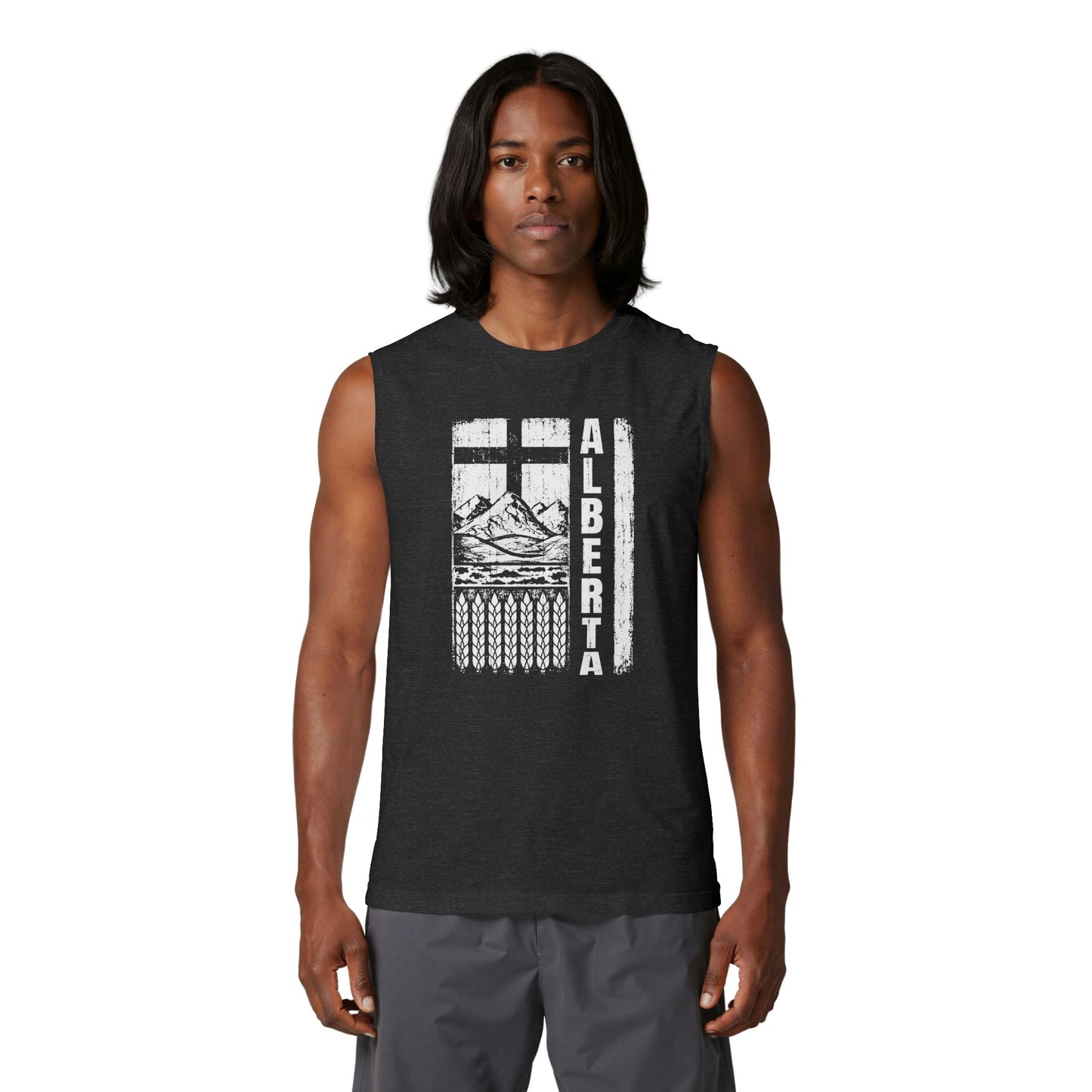Rugged Alberta Muscle Tank Top