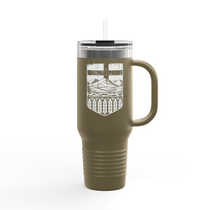 Rugged Alberta Shield Insulated Travel Mug, 40oz