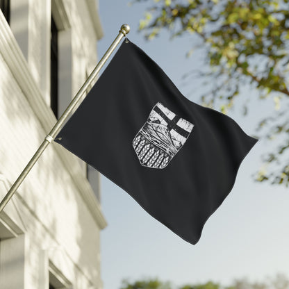 Rugged Black Alberta Flag