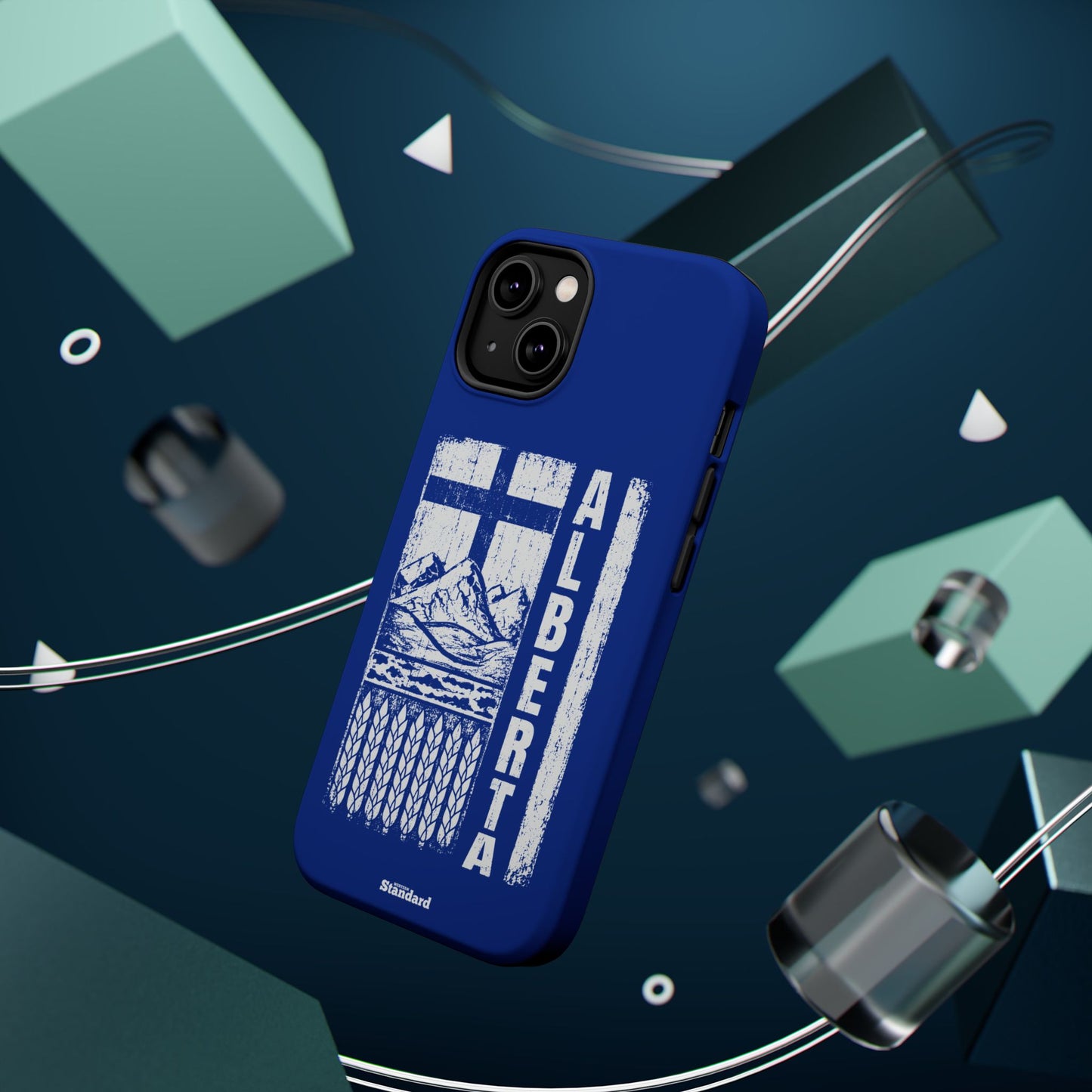 Rugged Alberta Blue MagSafe Phone Case