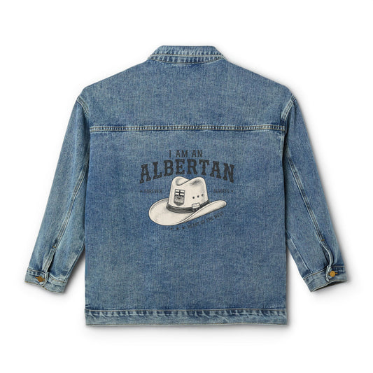 I am Albertan Premium Women's Denim Jacket