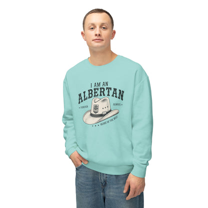 I Am Albertan Premium Unisex Crewneck Sweatshirt